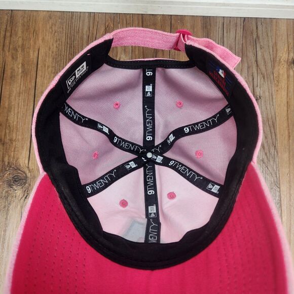 Arizona Diamondbacks New Era 9twenty Strapback Hat Cap Pink MLB Baseball Womens - Picture 9 of 11